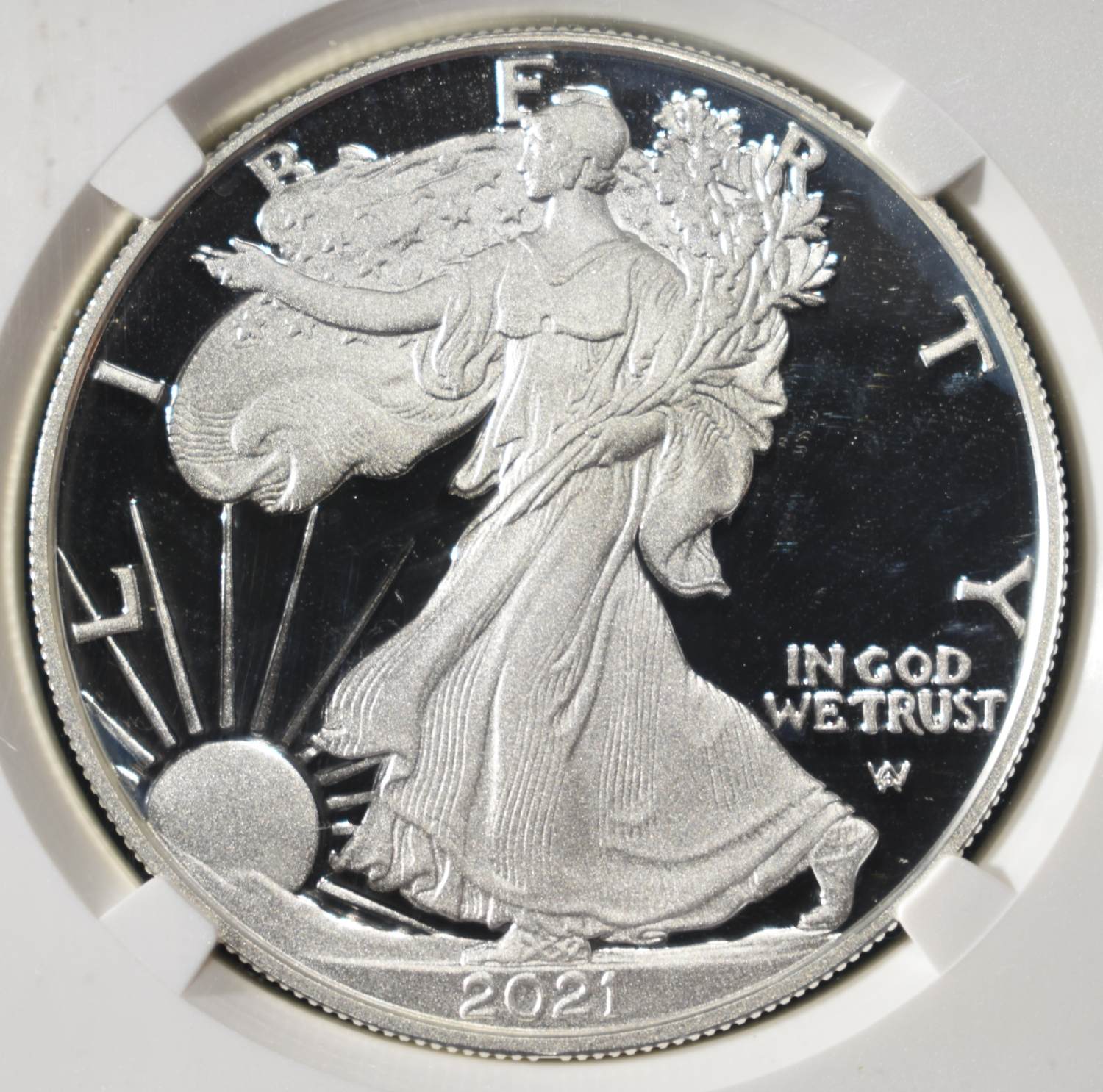 2021-W T-2 PROOF SILVER EAGLE NGC PF70 ULTRA CAMEO