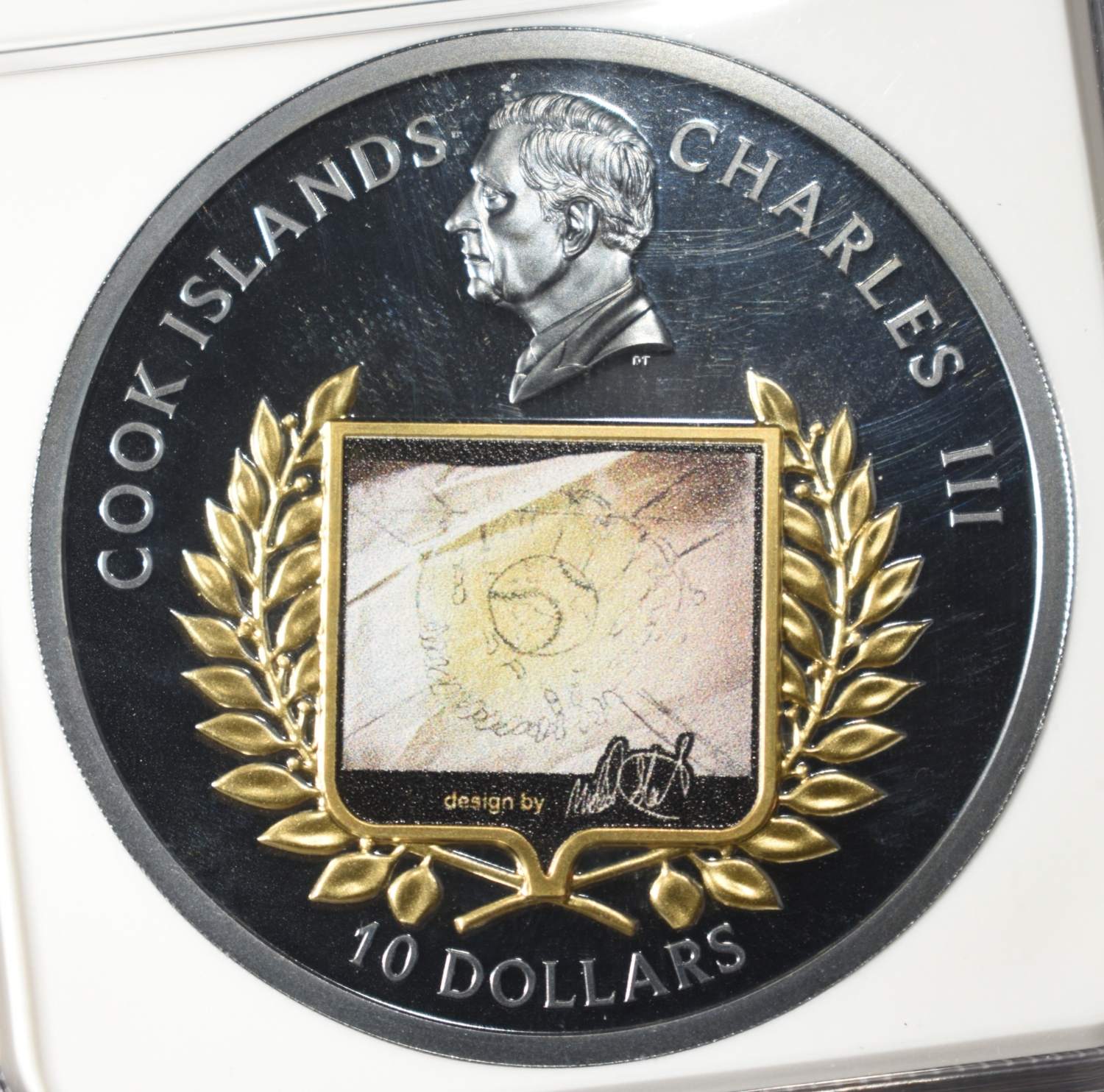2025 GILT COOK ISLANDS FIRST PITCH NGC PF70 UCAM