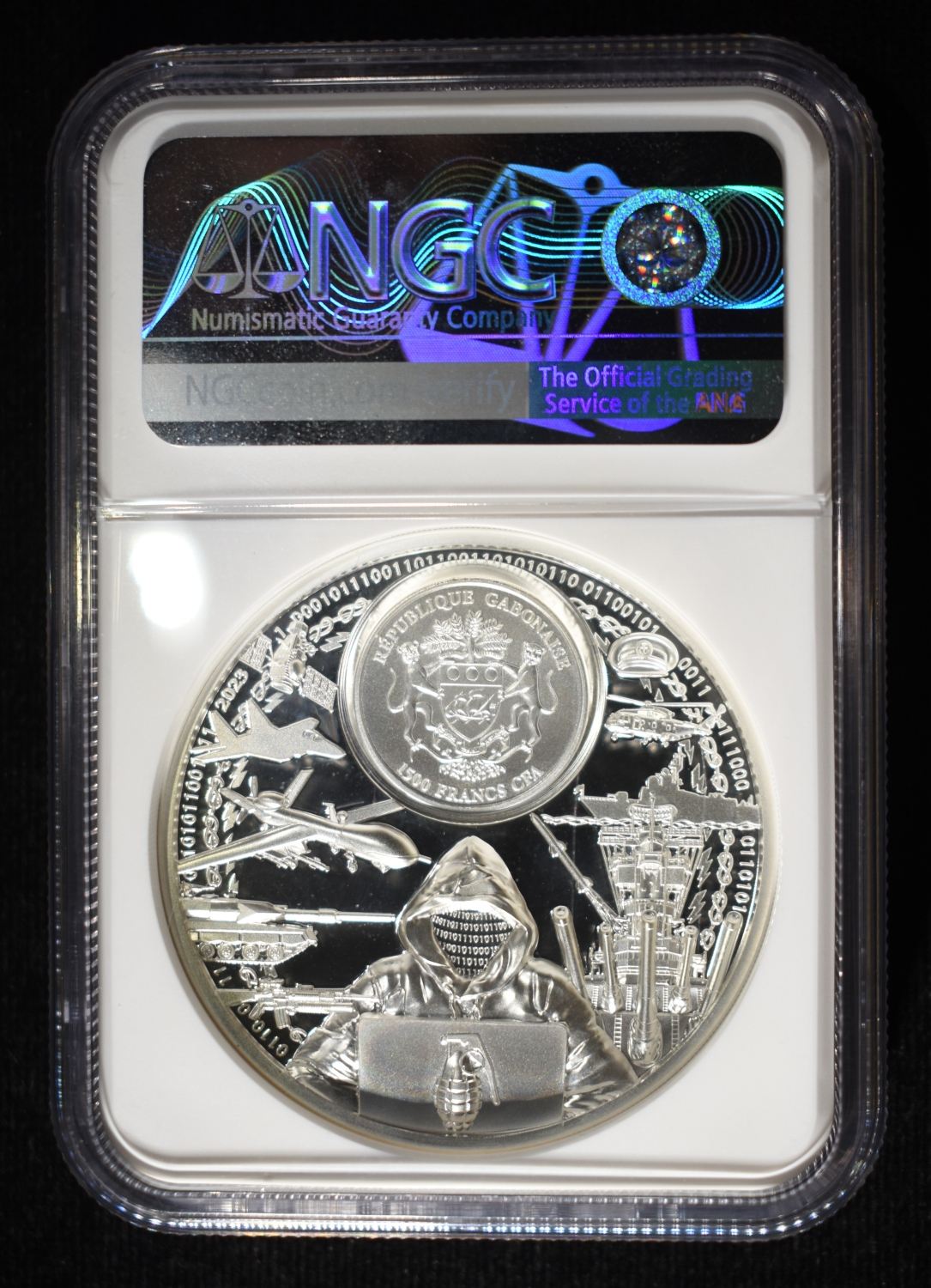 2023 GABON TIME FLIES NGC PF-70 ULTRA CAMEO