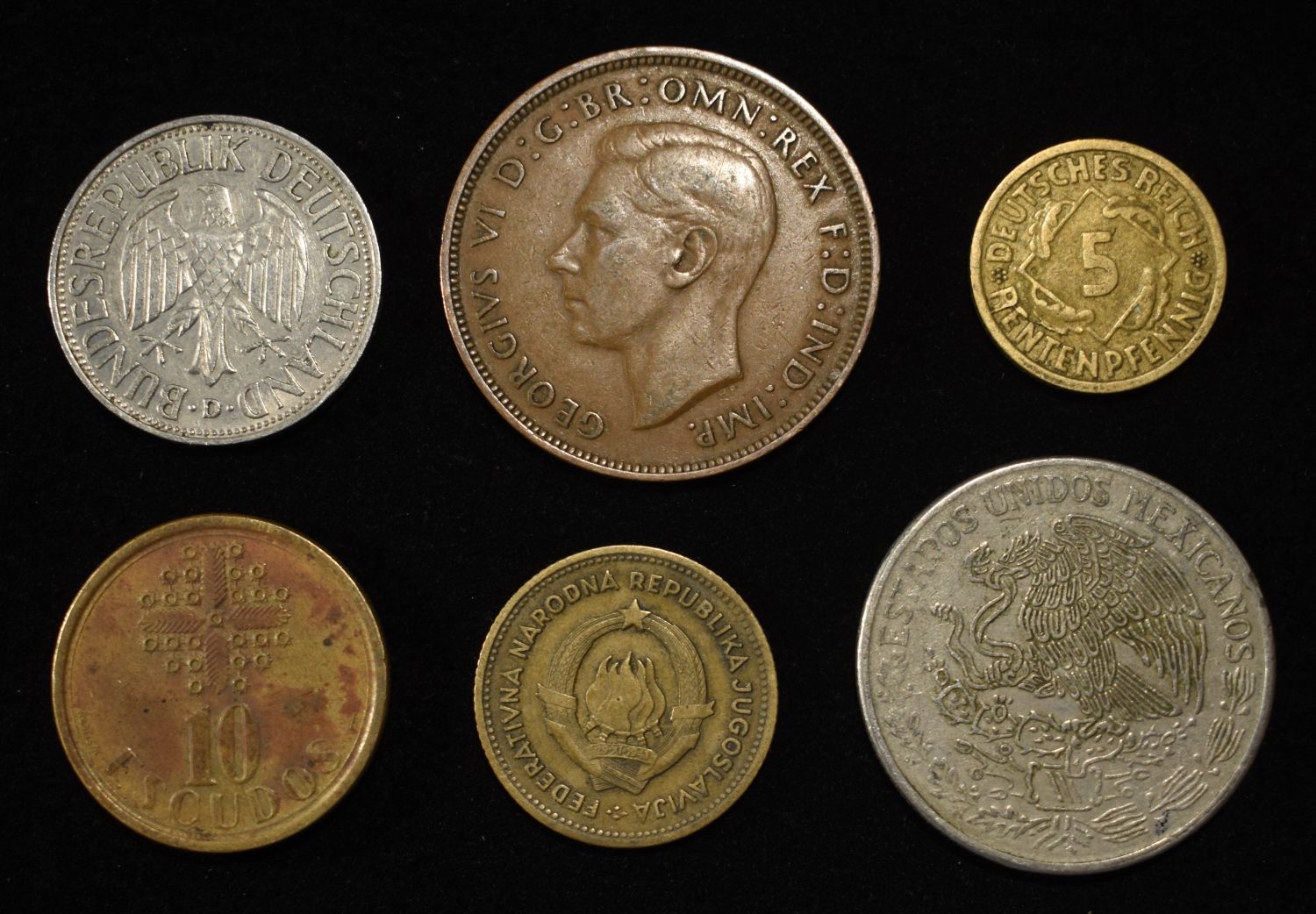 5 LBS FOREIGN COINS
