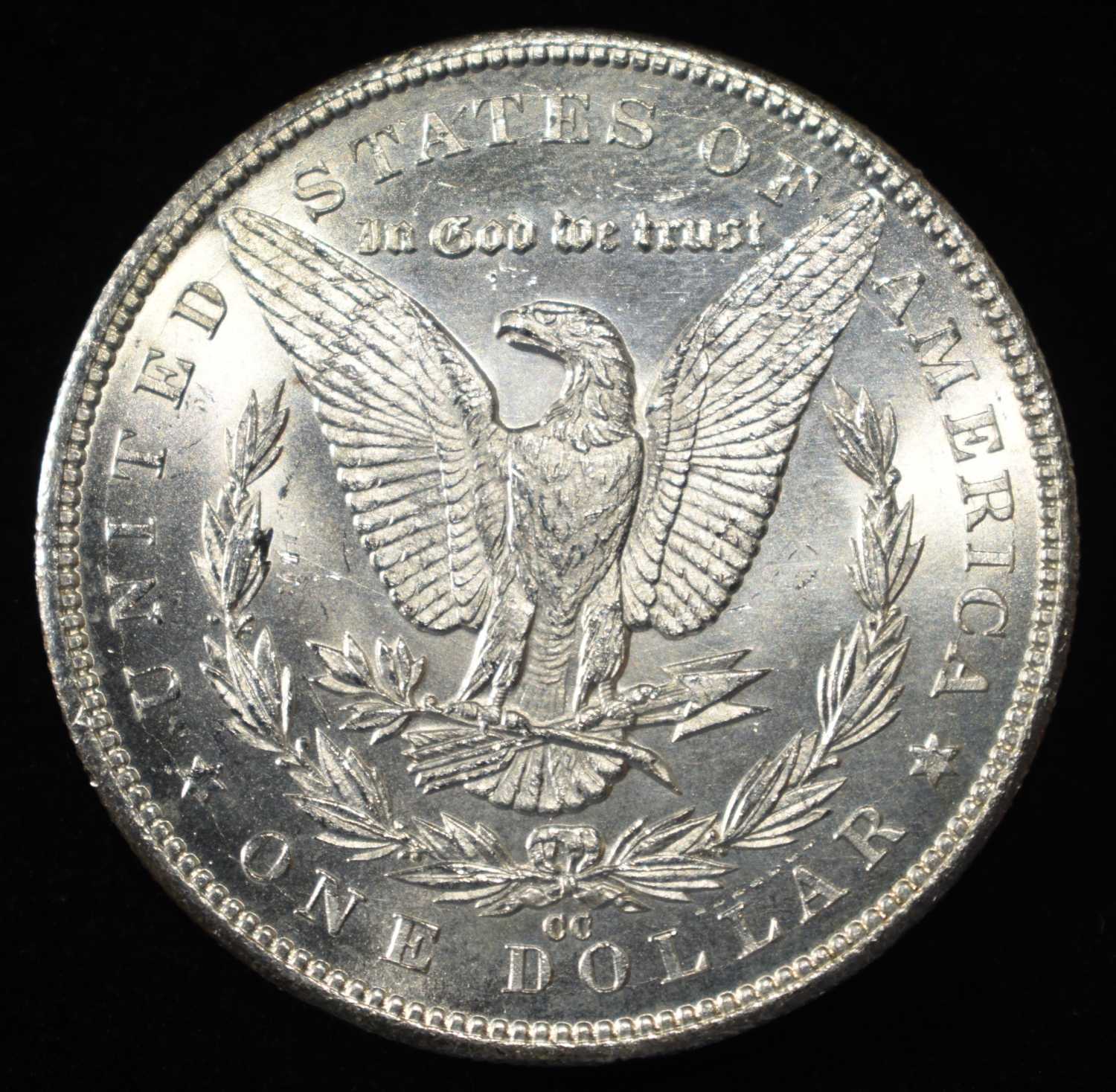 1884-CC MORGAN DOLLAR FROSTY GEM BU