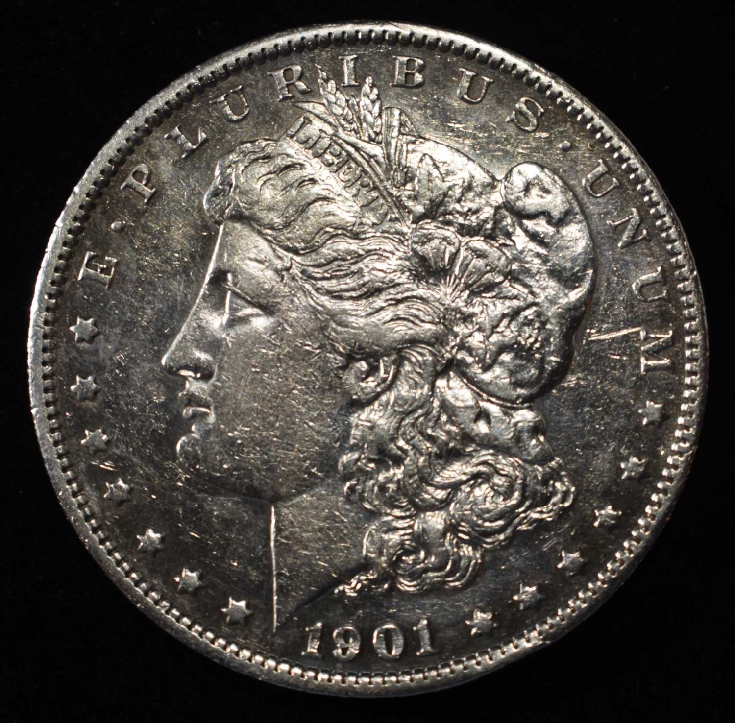 1901-S MORGAN DOLLAR CH AU/UNC