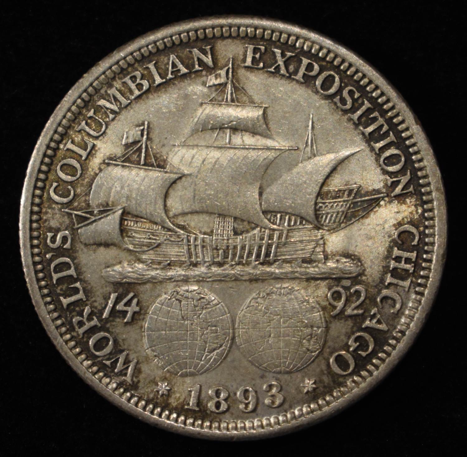 1893 50C COMMEM COLUMBIAN CH ORIG UNC