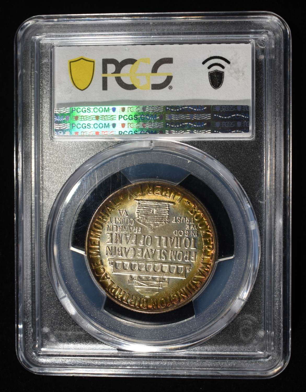 1949 50C COMMEM BOOKER T. WASHINGTON PCGS MS67+