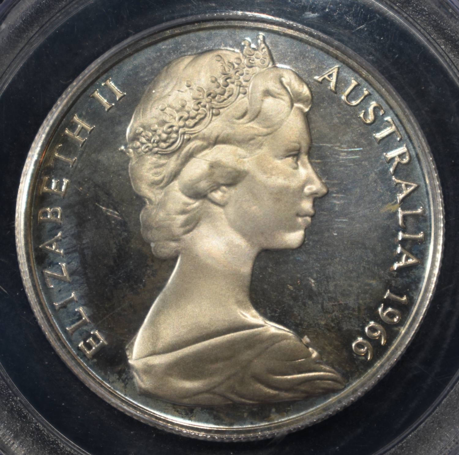 1966 AUSTRALIA 50C PCGS PR66 DCAM
