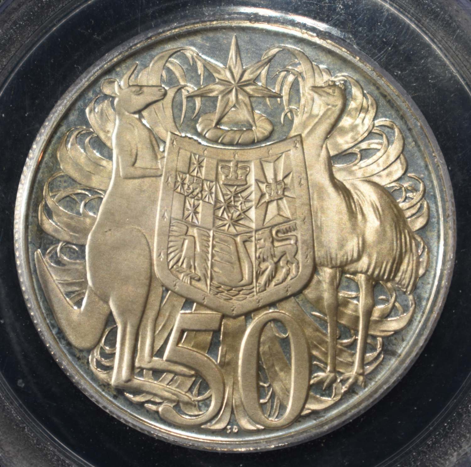 1966 AUSTRALIA 50C PCGS PR66 DCAM