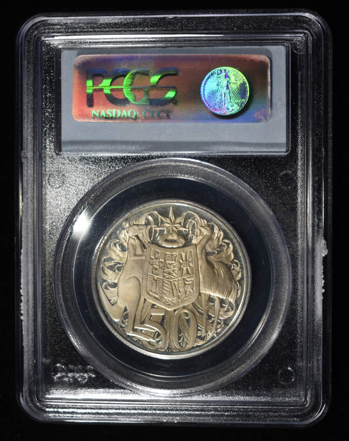 1966 AUSTRALIA 50C PCGS PR66 DCAM
