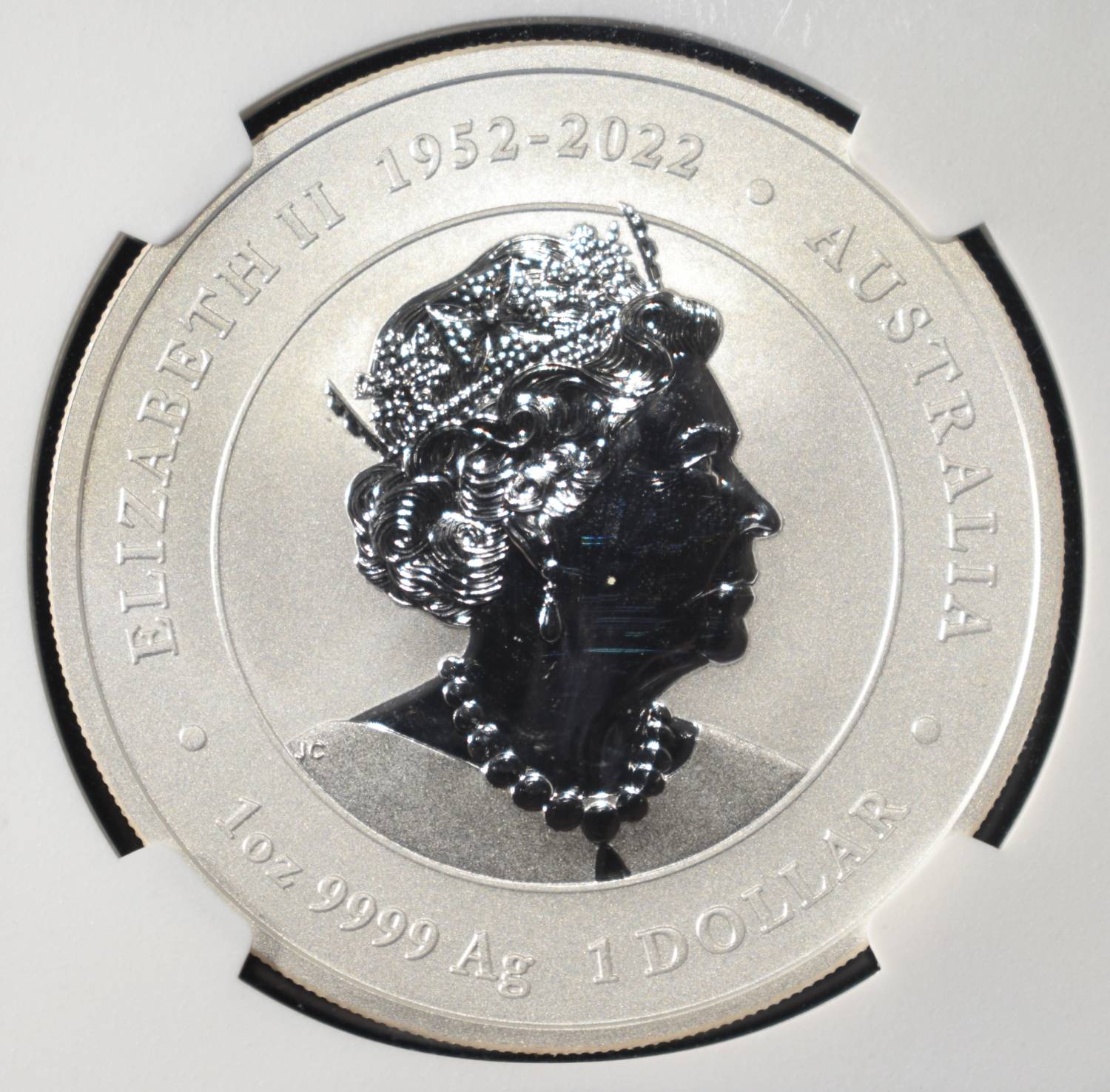 2024 P125 $1 AUS YEAR OF THE DRAGON NGC MS70
