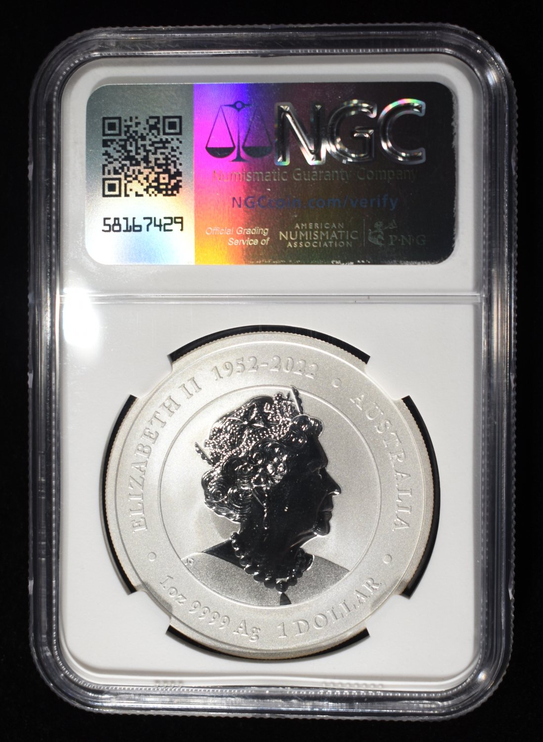 2024 P125 $1 AUS YEAR OF THE DRAGON NGC MS70