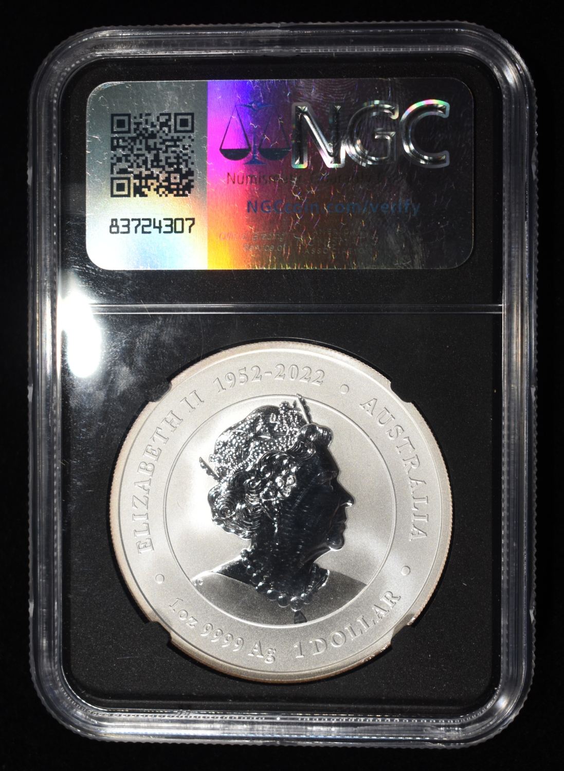 2024 P125 $1 AUS YEAR OF THE DRAGON NGC MS70