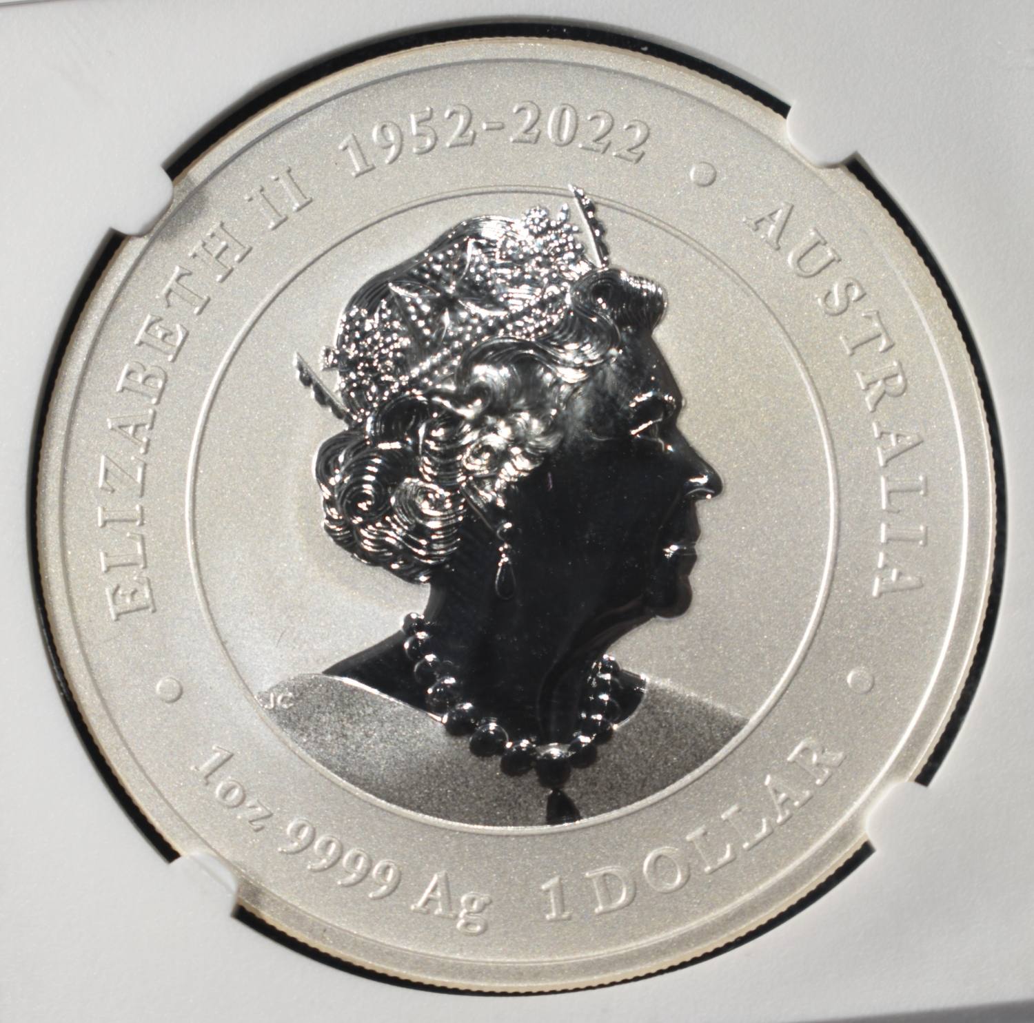 2024 P125 $1 AUS YEAR OF THE DRAGON NGC MS70
