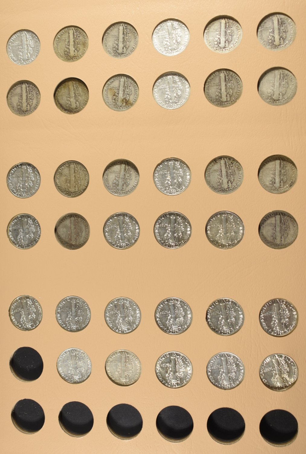 MERURY DIMES 1916-1945 DANSCO ALBUM