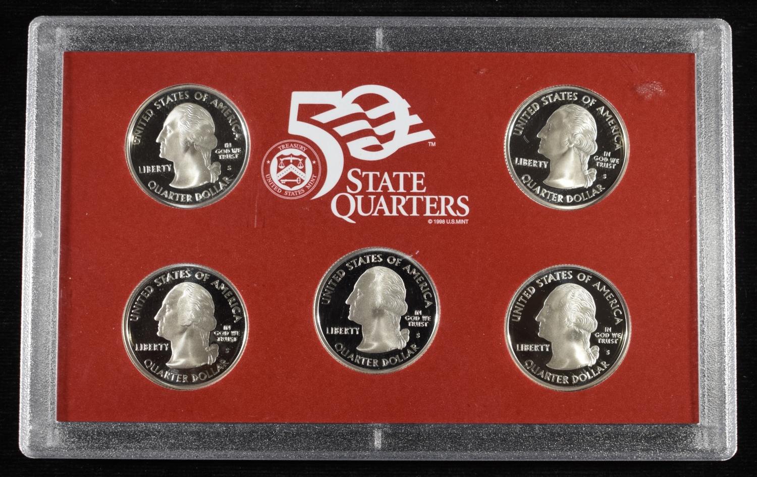 2008 U.S. SILVER QUARTERS PROOF SET