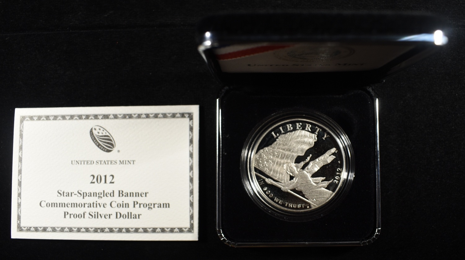 2012-P $1 COMMEM STAR-SPANGLED BANNER PROOF