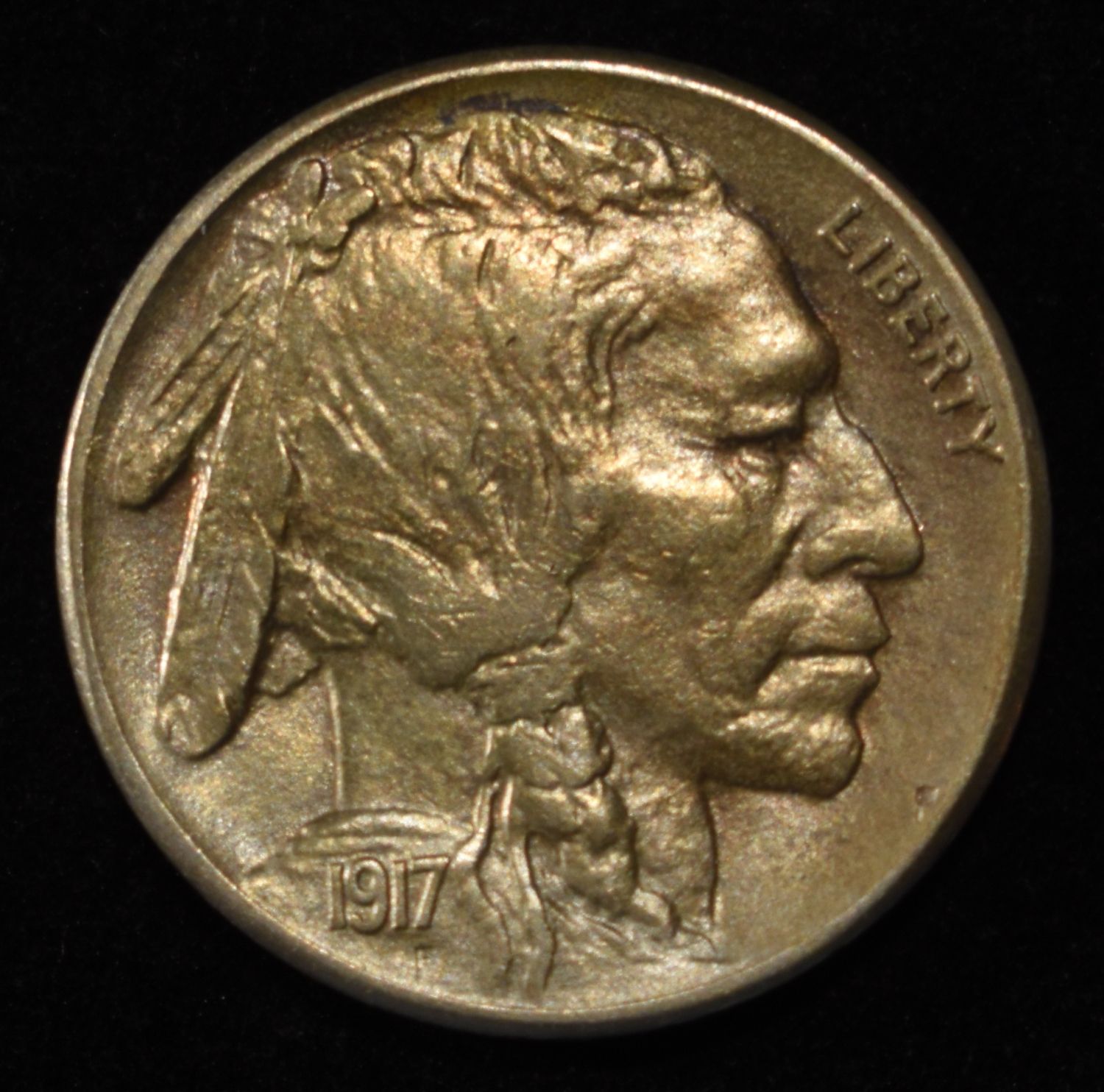 1917-S BUFFALO NICKEL CH AU