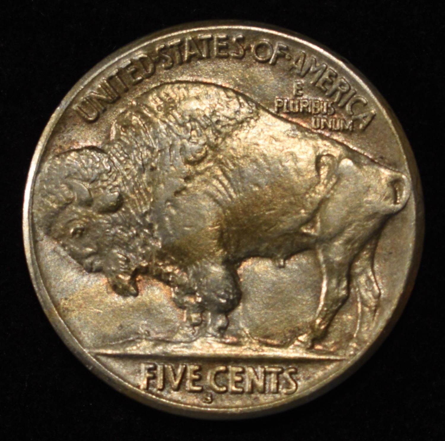 1917-S BUFFALO NICKEL CH AU