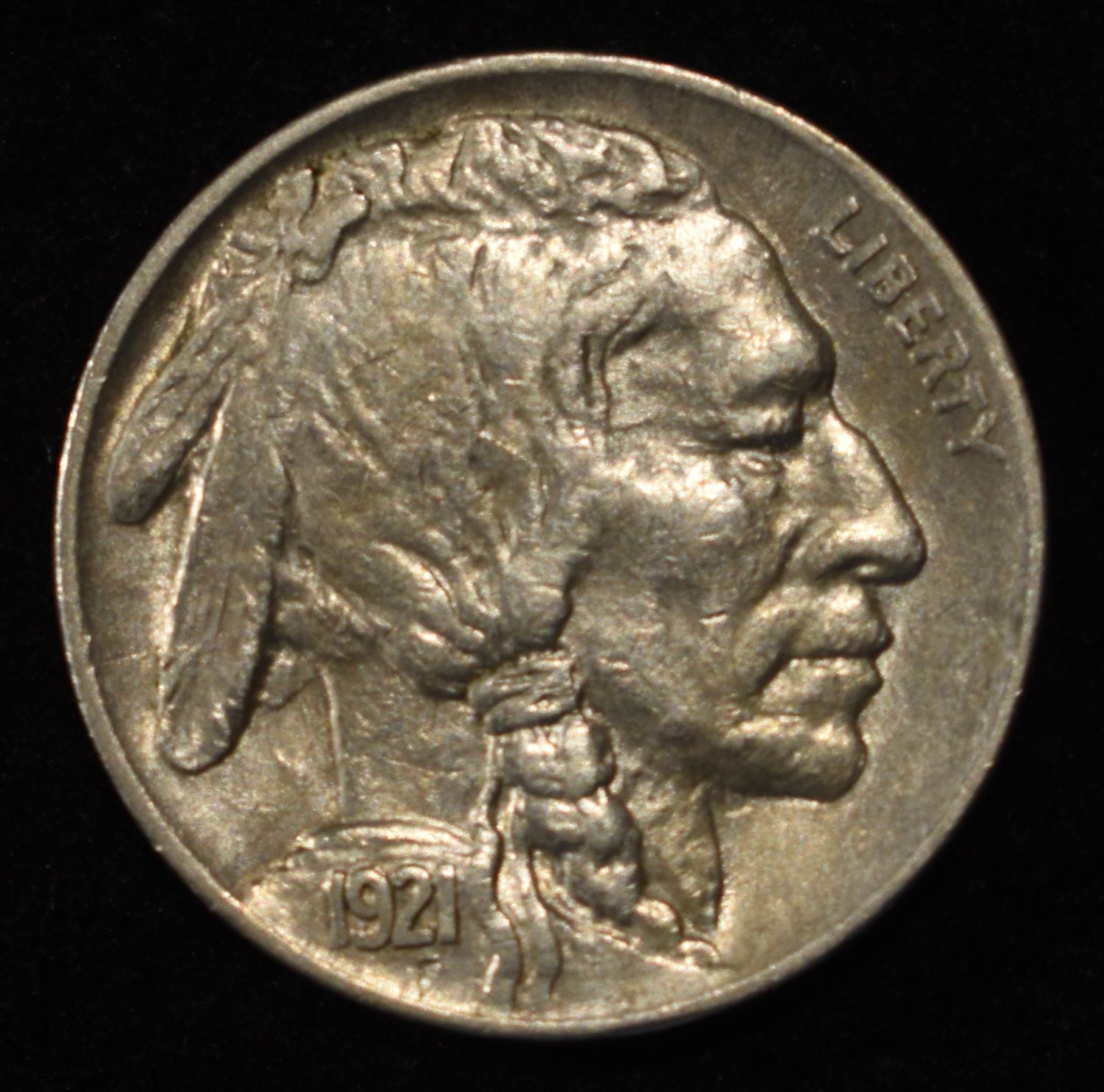 1921 BUFFALO NICKEL AU