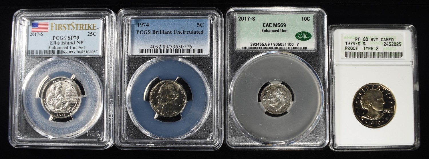 GRADED COIN COLLECTORS LOT