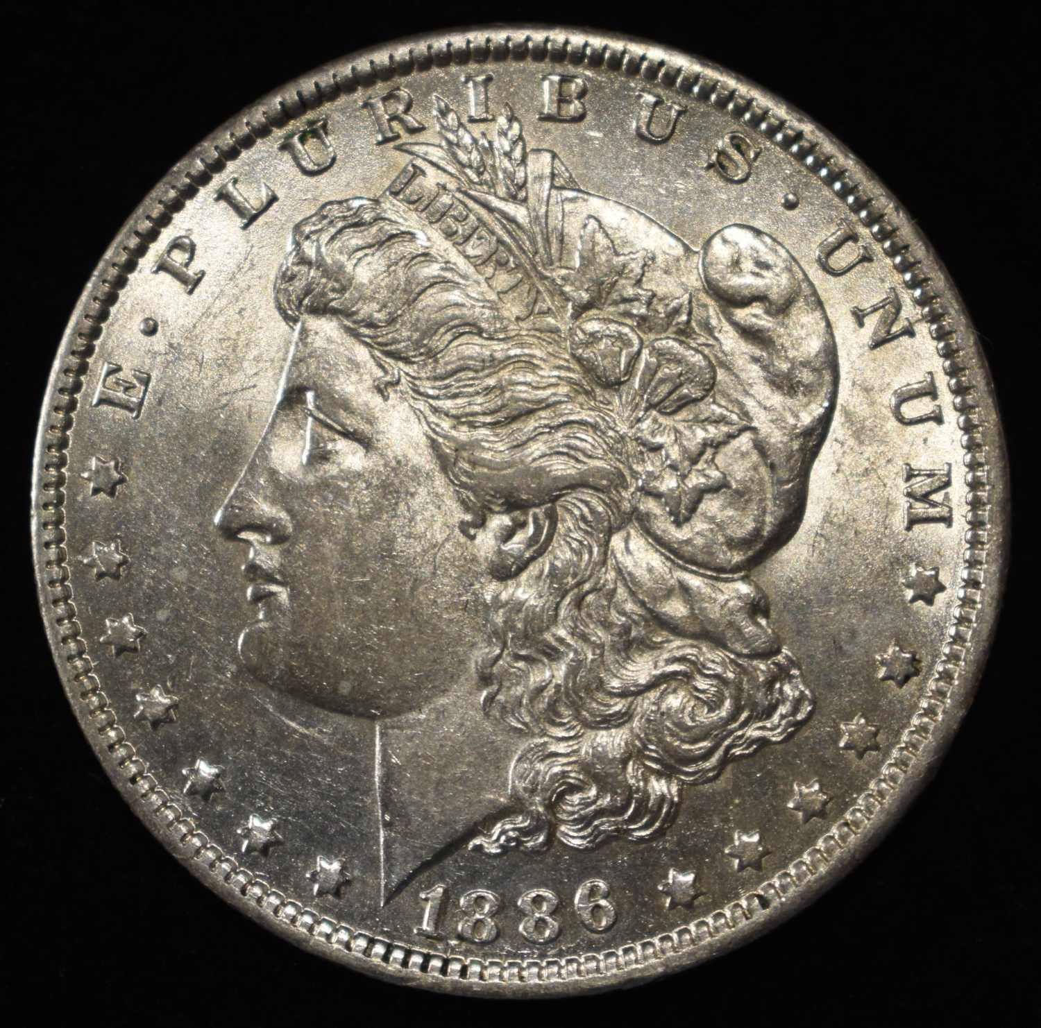 1886-O MORGAN DOLLAR CH AU