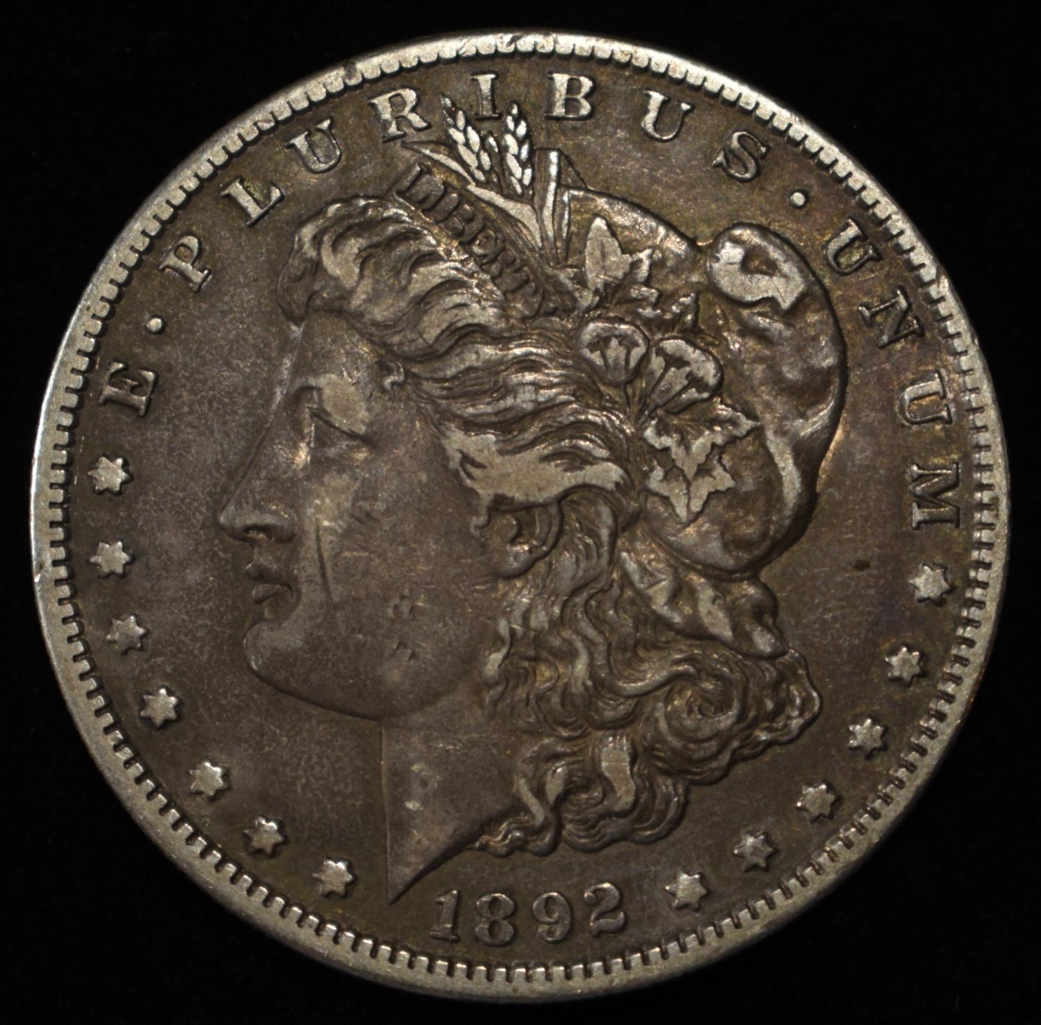 1892-S MORGAN DOLLAR XF