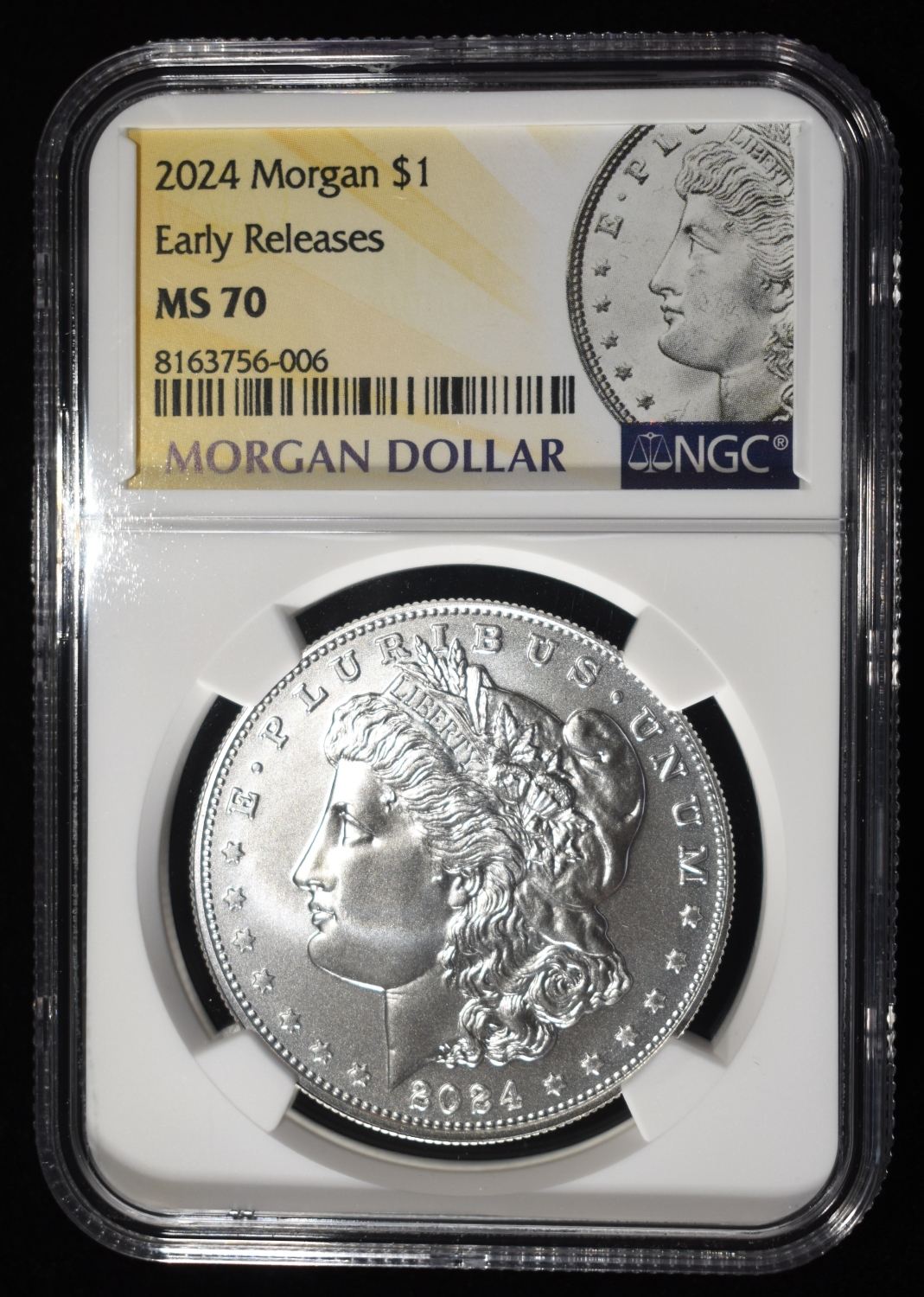 2024 MORGAN DOLLAR NGC MS70 EARLY RELEASES