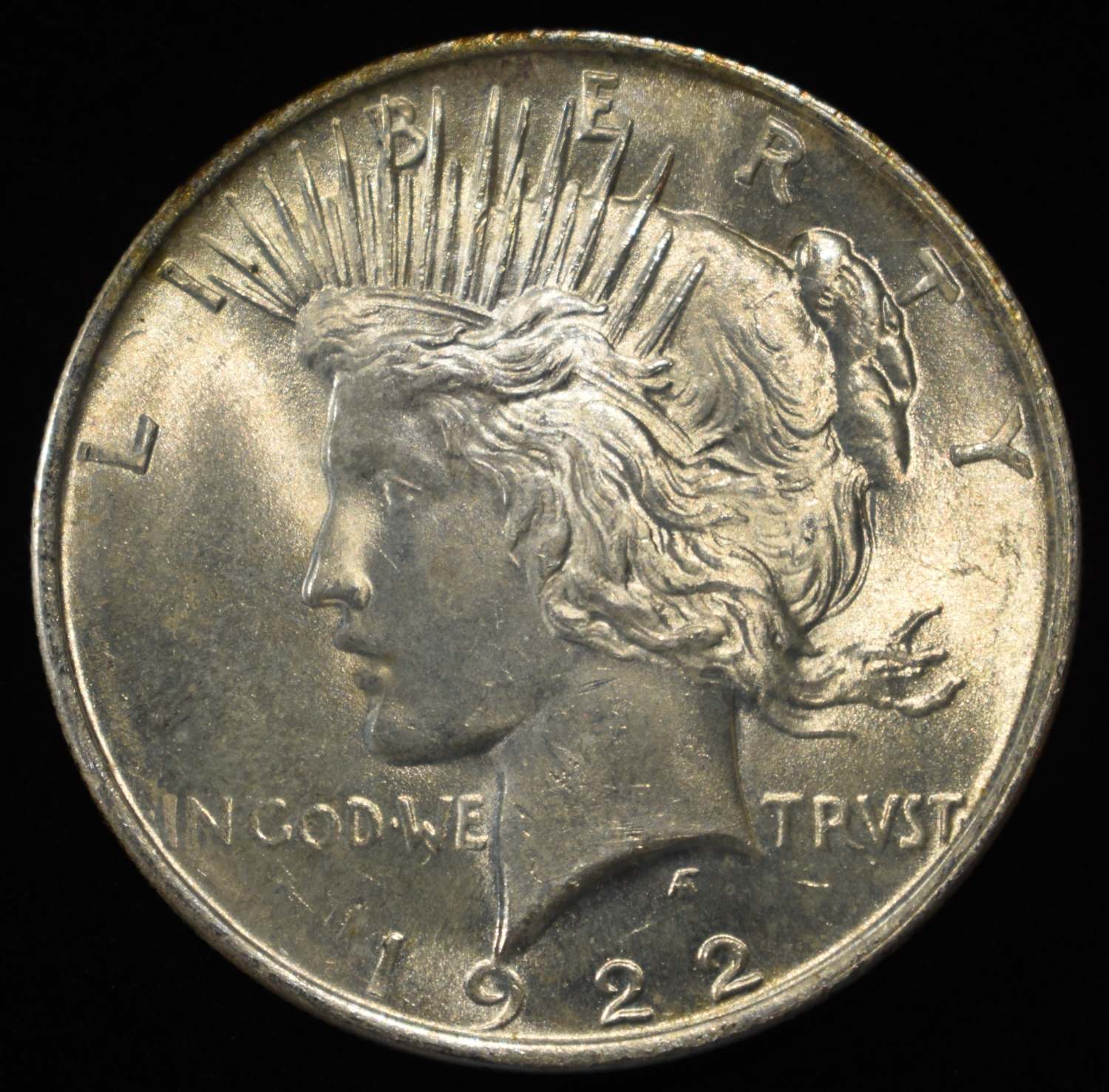 1922 PEACE DOLLAR CH BU