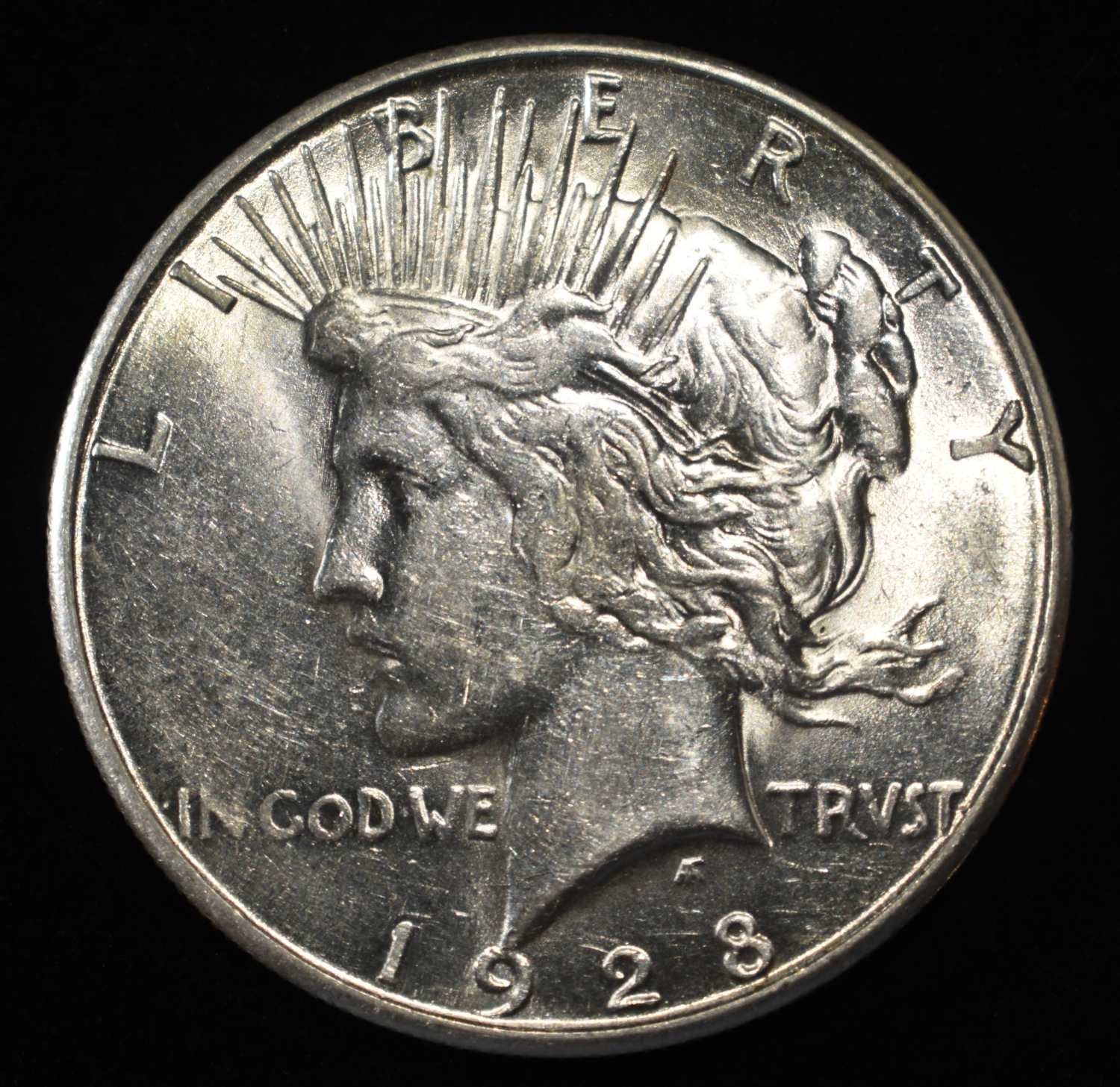 1928-S PEACE DOLLAR CH AU