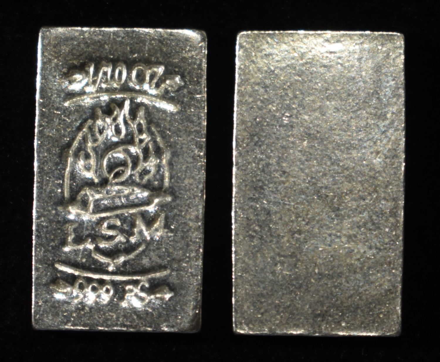 (10) 1/10 OZ 0.999 SILVER BARS