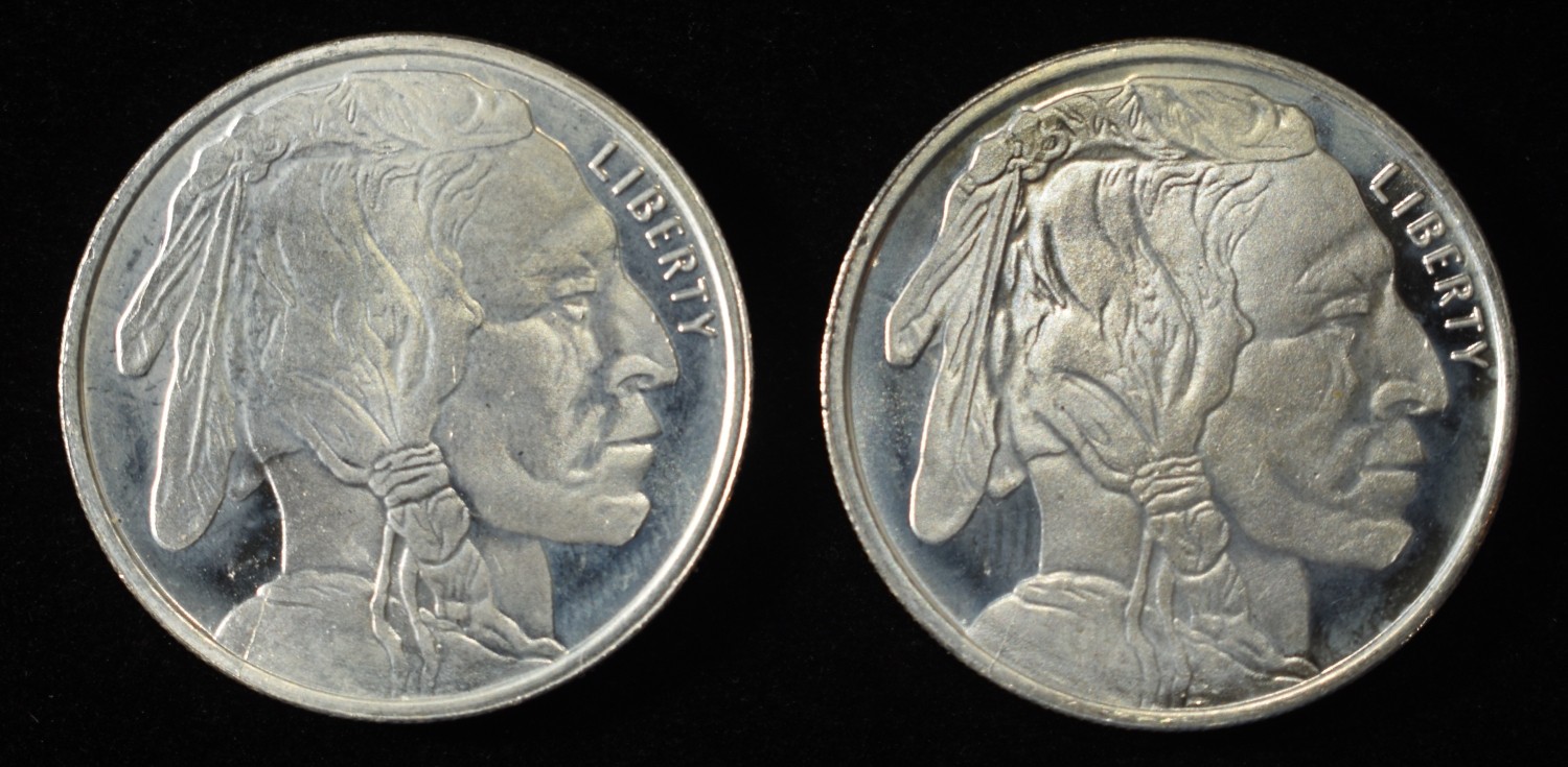 (2) 1/2 OZ 0.999 SILVER ROUND