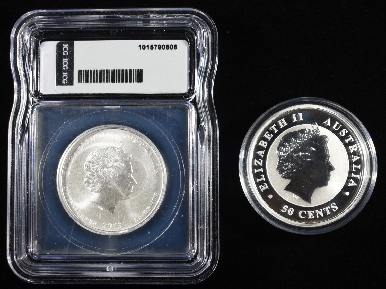 2013-P & 2015 1/2 OZ 0.999 SILVER ROUNDS