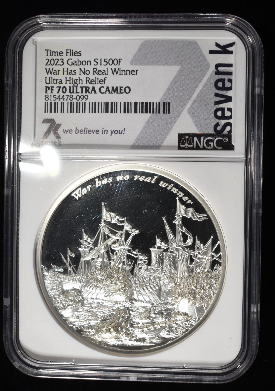 2023 GABON TIME FLIES NGC PF-70 ULTRA CAMEO