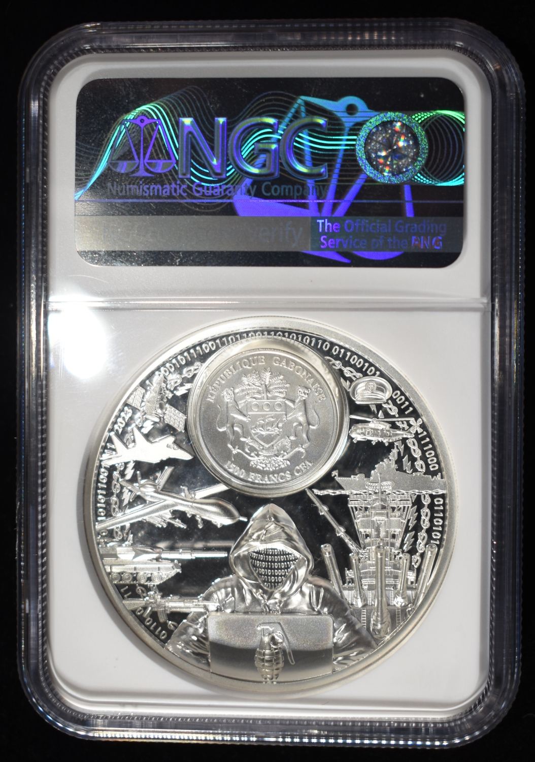 2023 GABON TIME FLIES NGC PF-70 ULTRA CAMEO