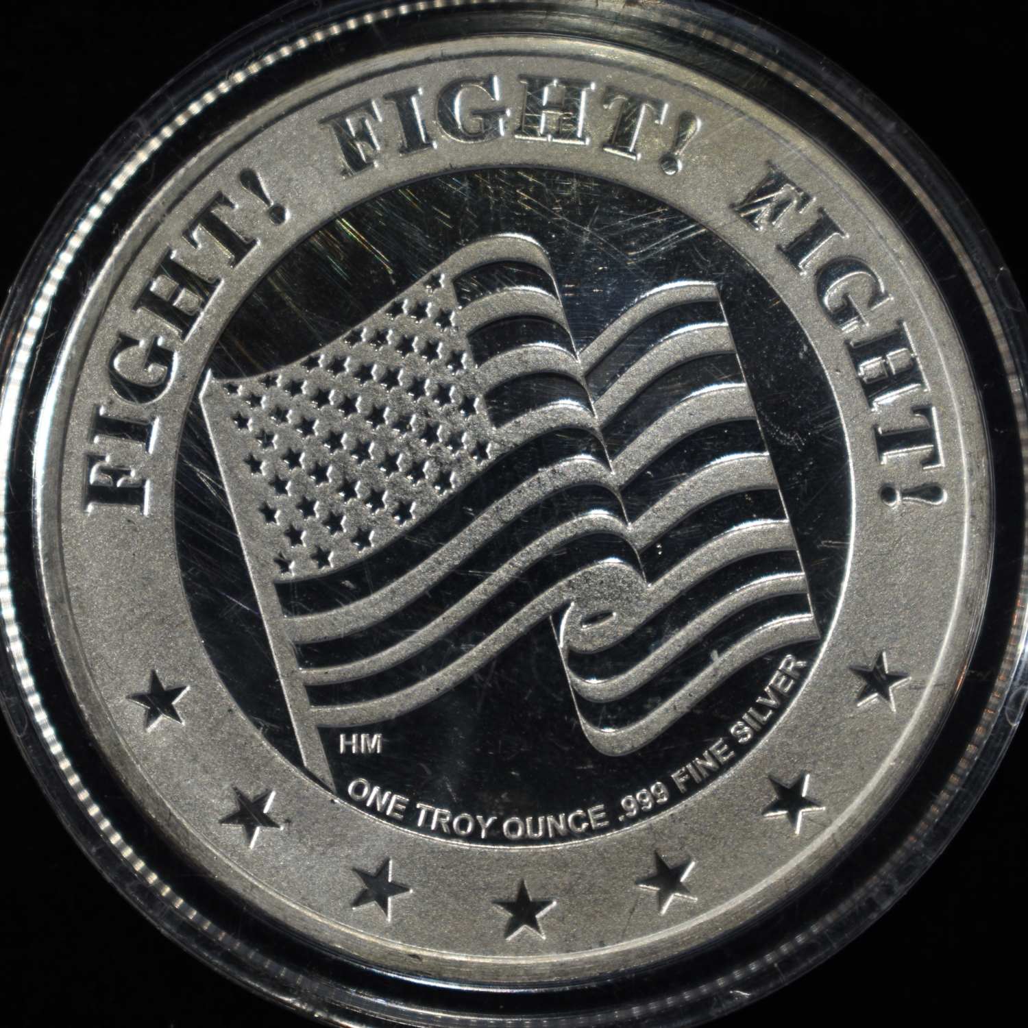 DONALD J. TRUMP 1 OZ 0.999 SILVER ROUND