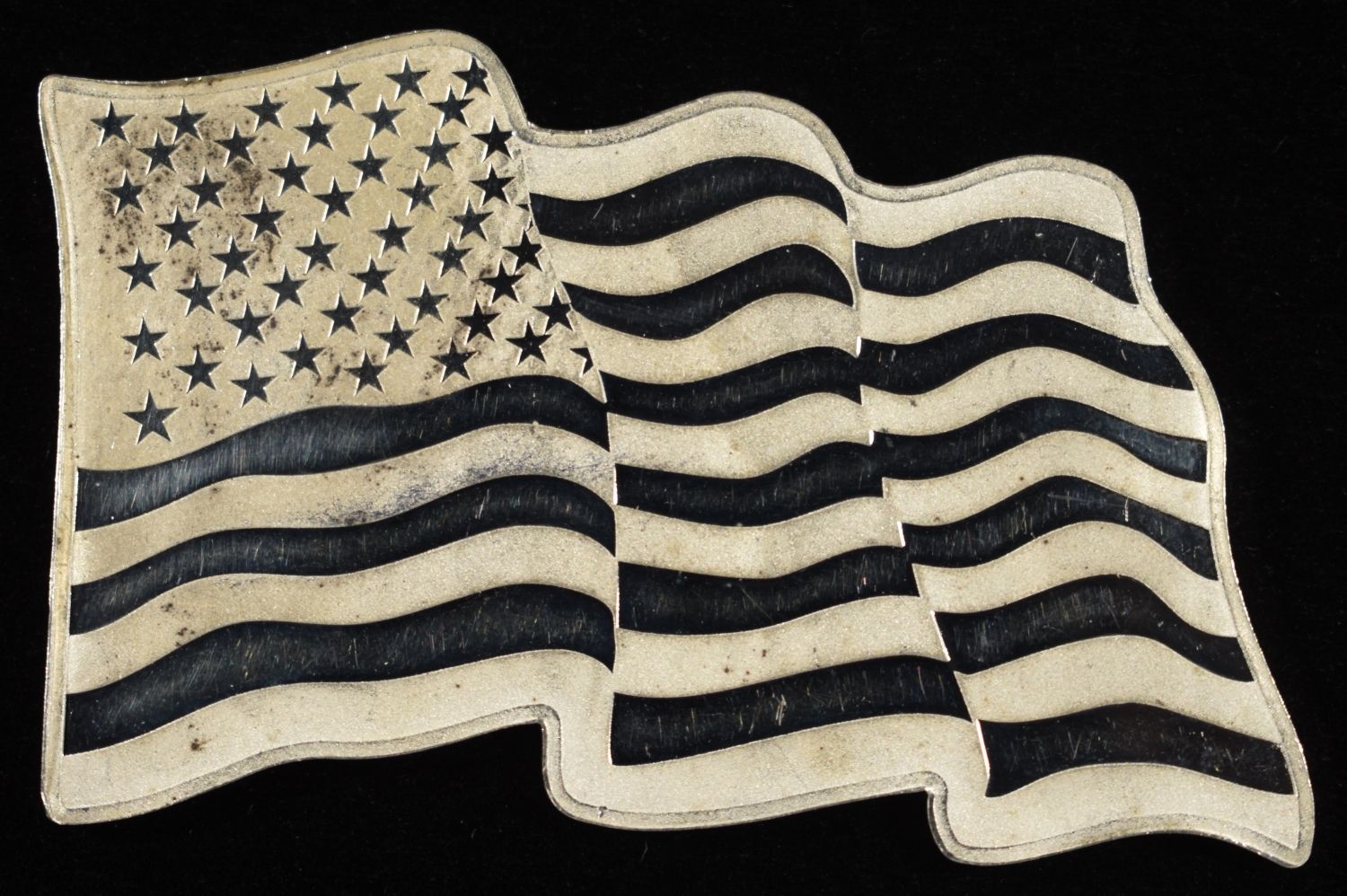 1 OZ 0.999 SILVER FLAG
