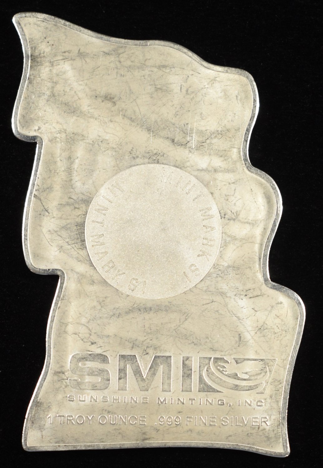 1 OZ 0.999 SILVER FLAG