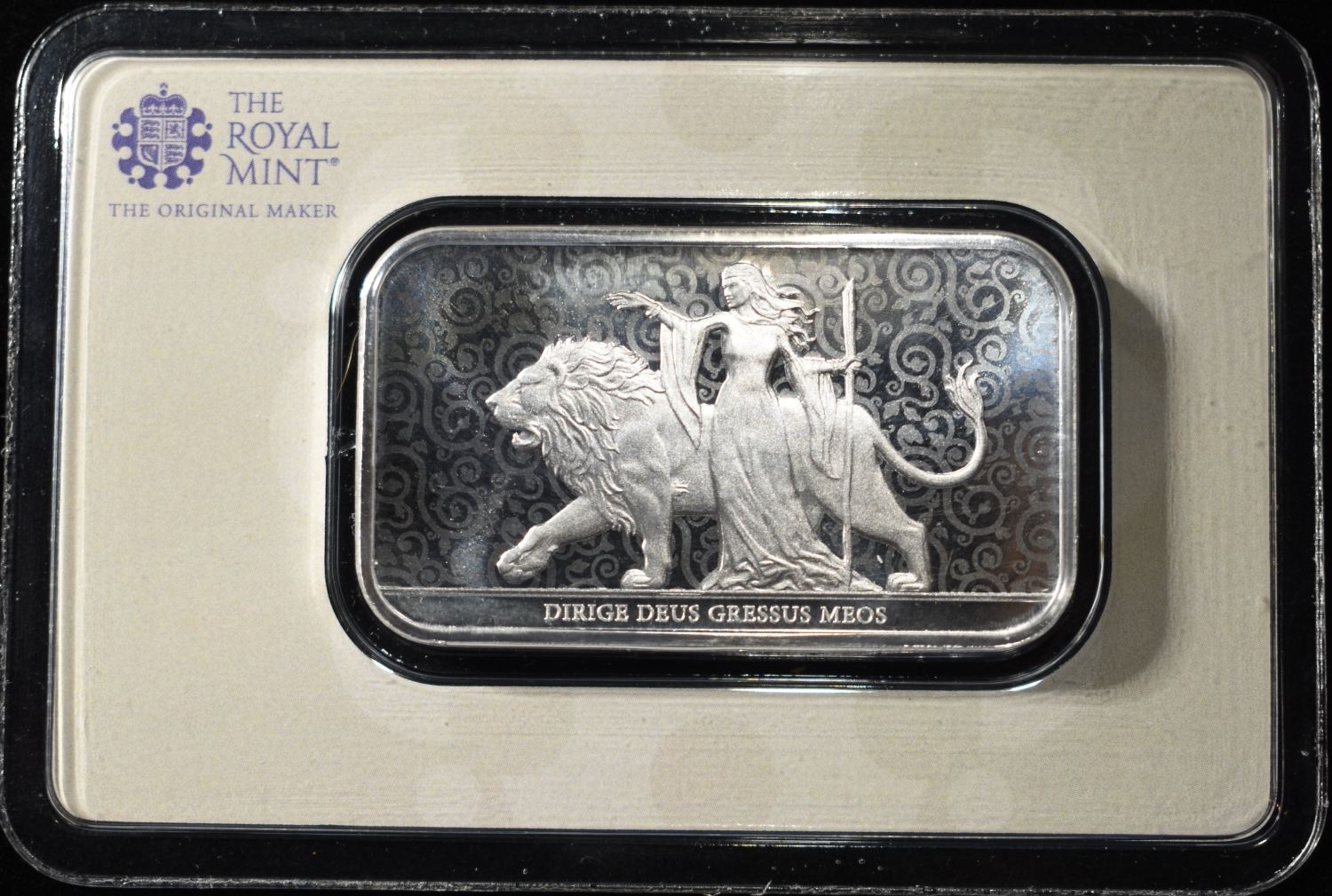 THE ROYAL MINT 1 OZ 0.999 SILVER BAR
