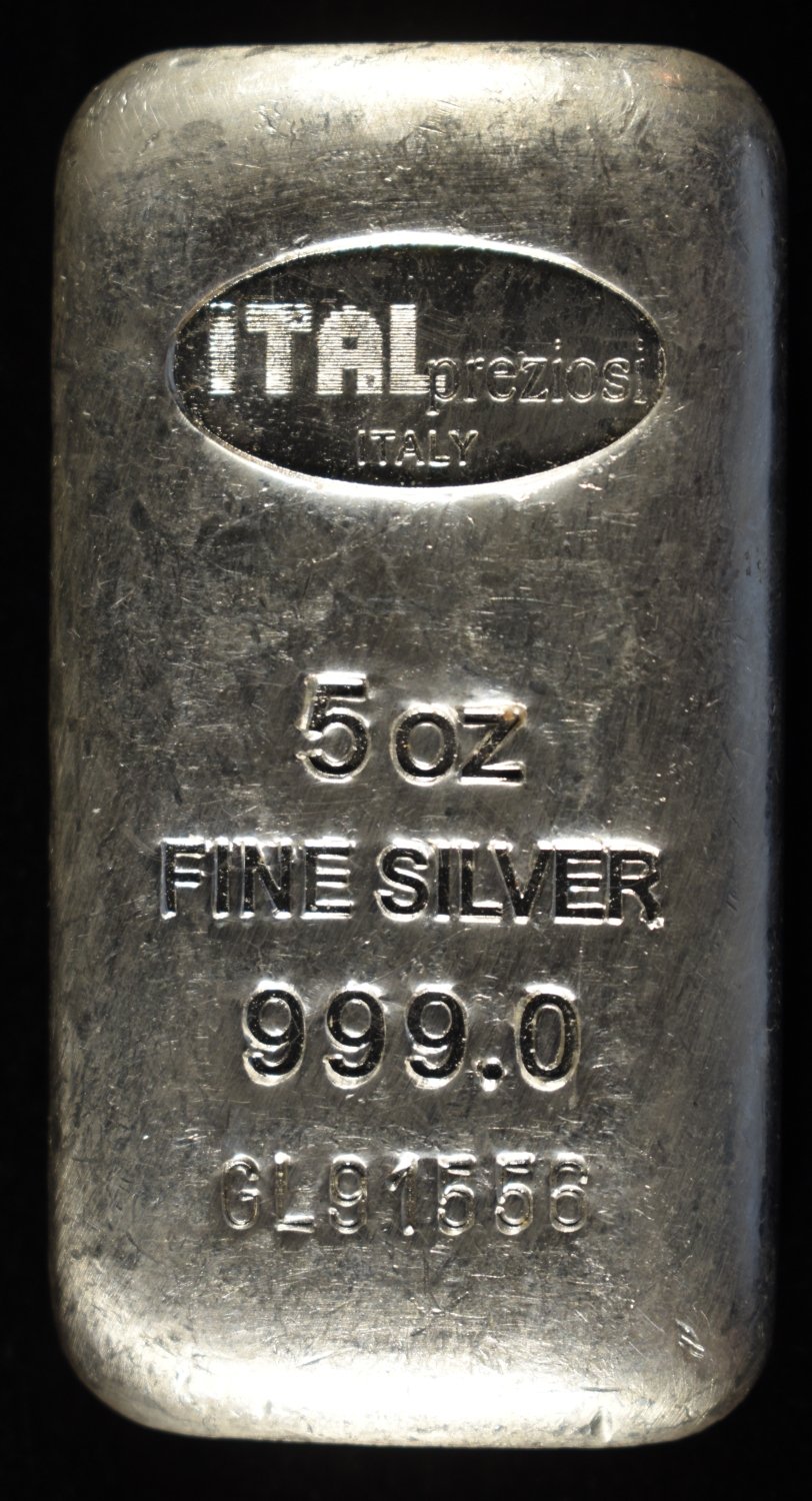 5 OZ 0.999 SILVER BAR