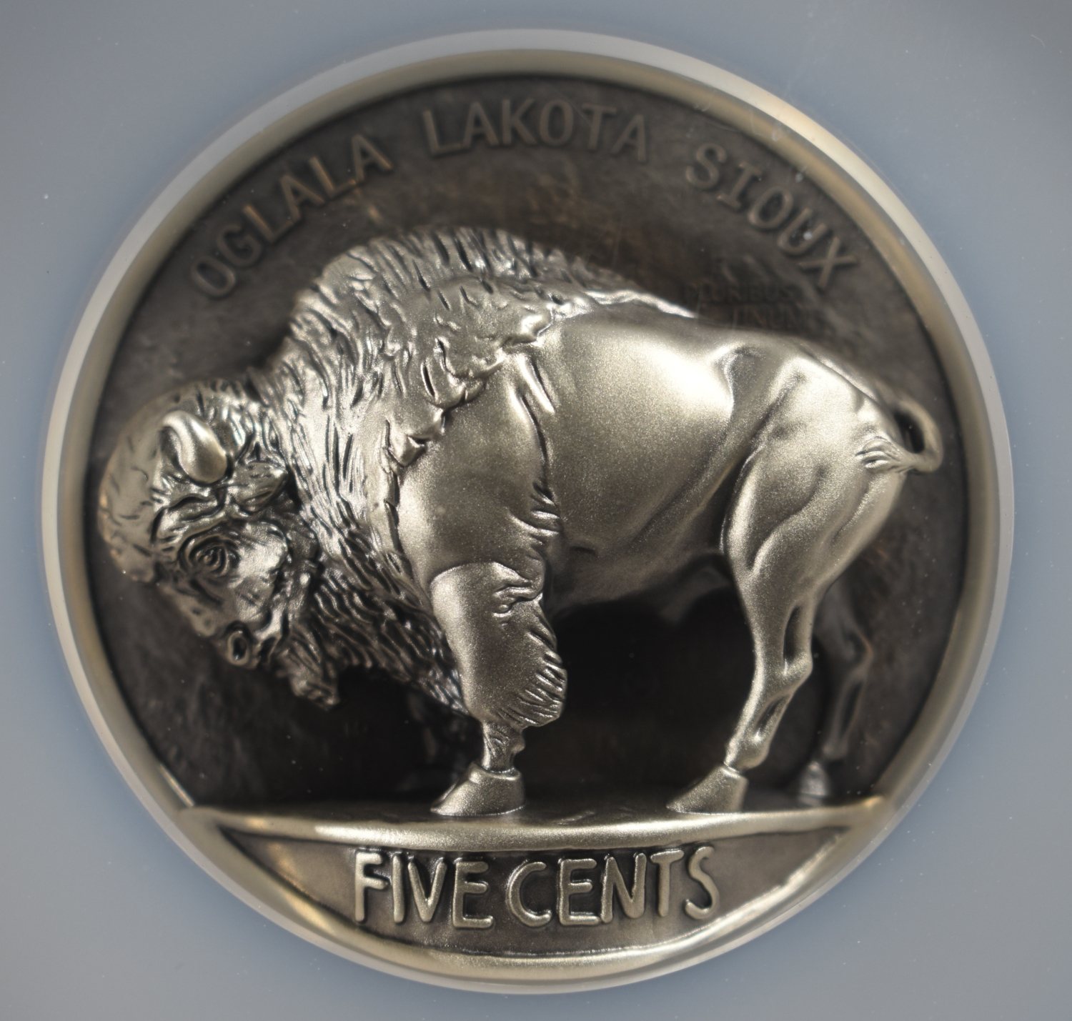 2026 5 OZ SILVER BUFFALO BEYOND RELIEF NGC MS70