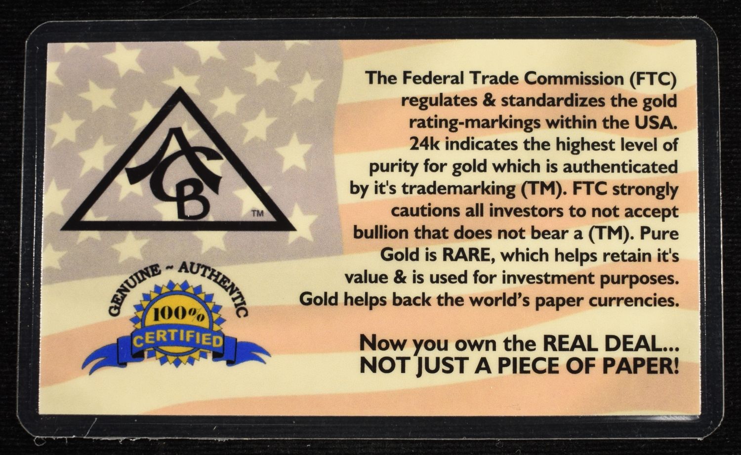 (6) 1/4 GRAINS 24KT GOLD