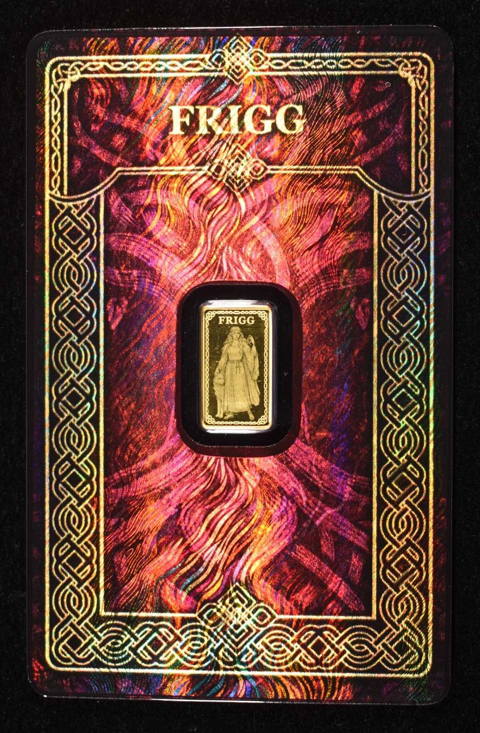 FRIGG 1/100TH OZ 0 999.9 GOLD BAR