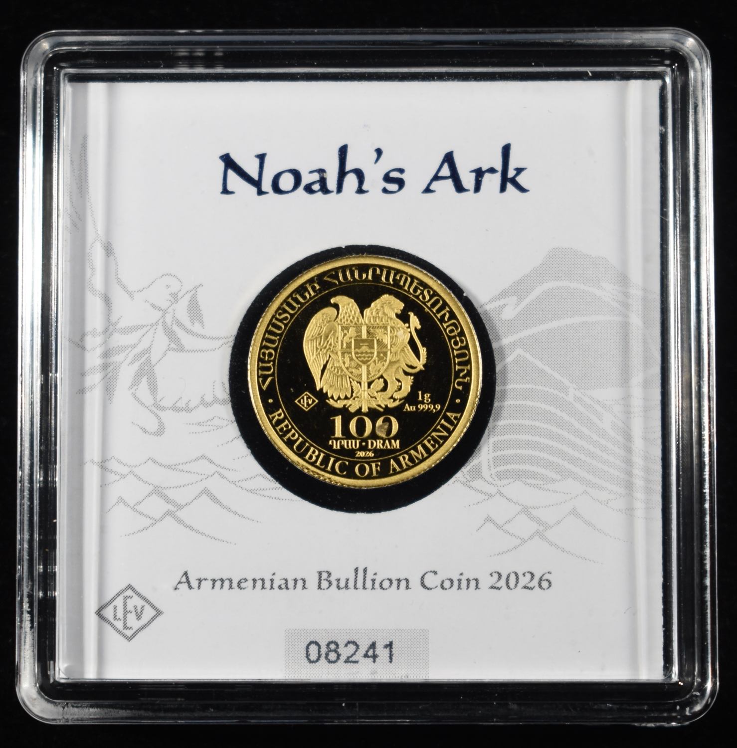 2026 ARMENIA 1 GRAM GOLD NOAH'S ARK