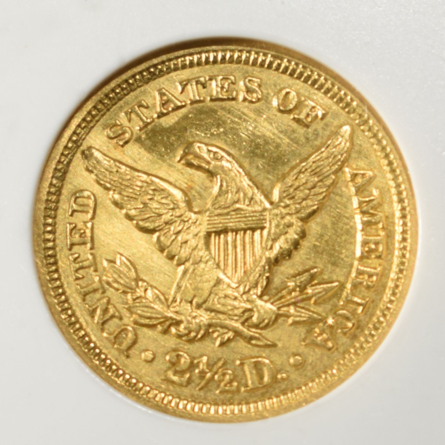 1849 $2.5 LIBERTY GOLD PCI BU