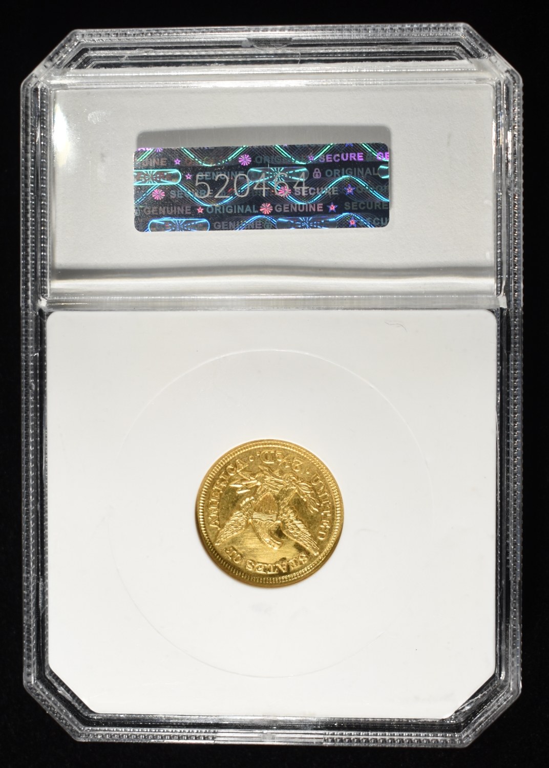 1849 $2.5 LIBERTY GOLD PCI BU
