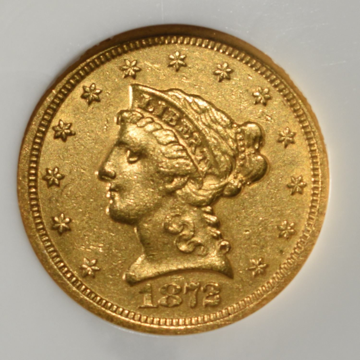 1872-S $2.5 LIBERTY GOLD PCI BU