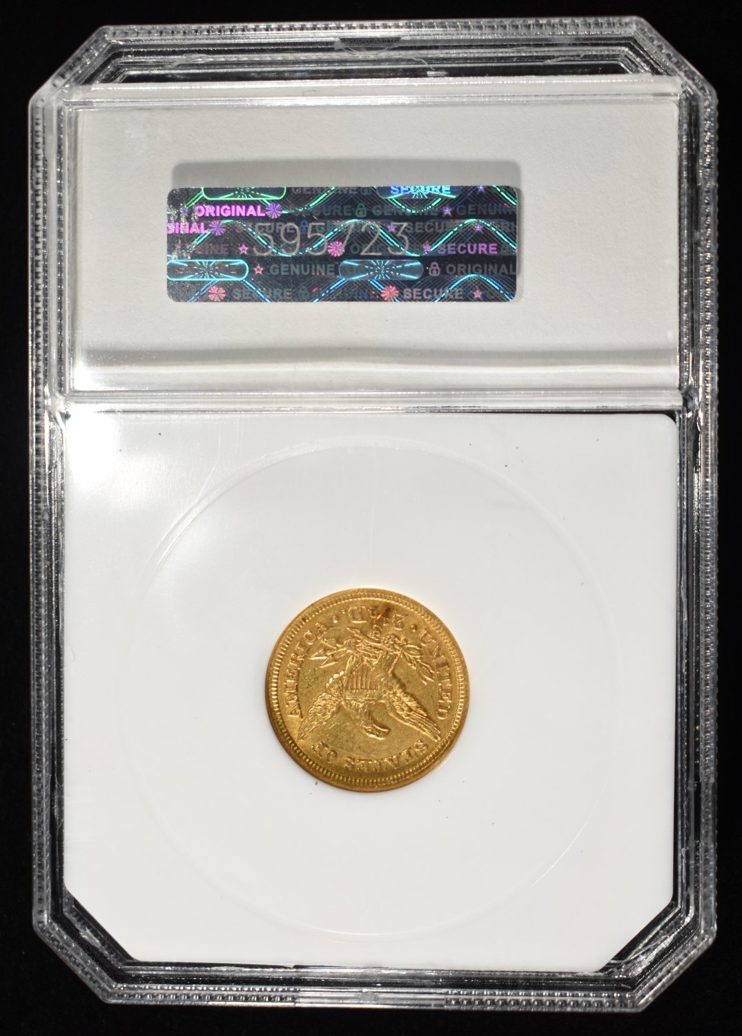 1872-S $2.5 LIBERTY GOLD PCI BU
