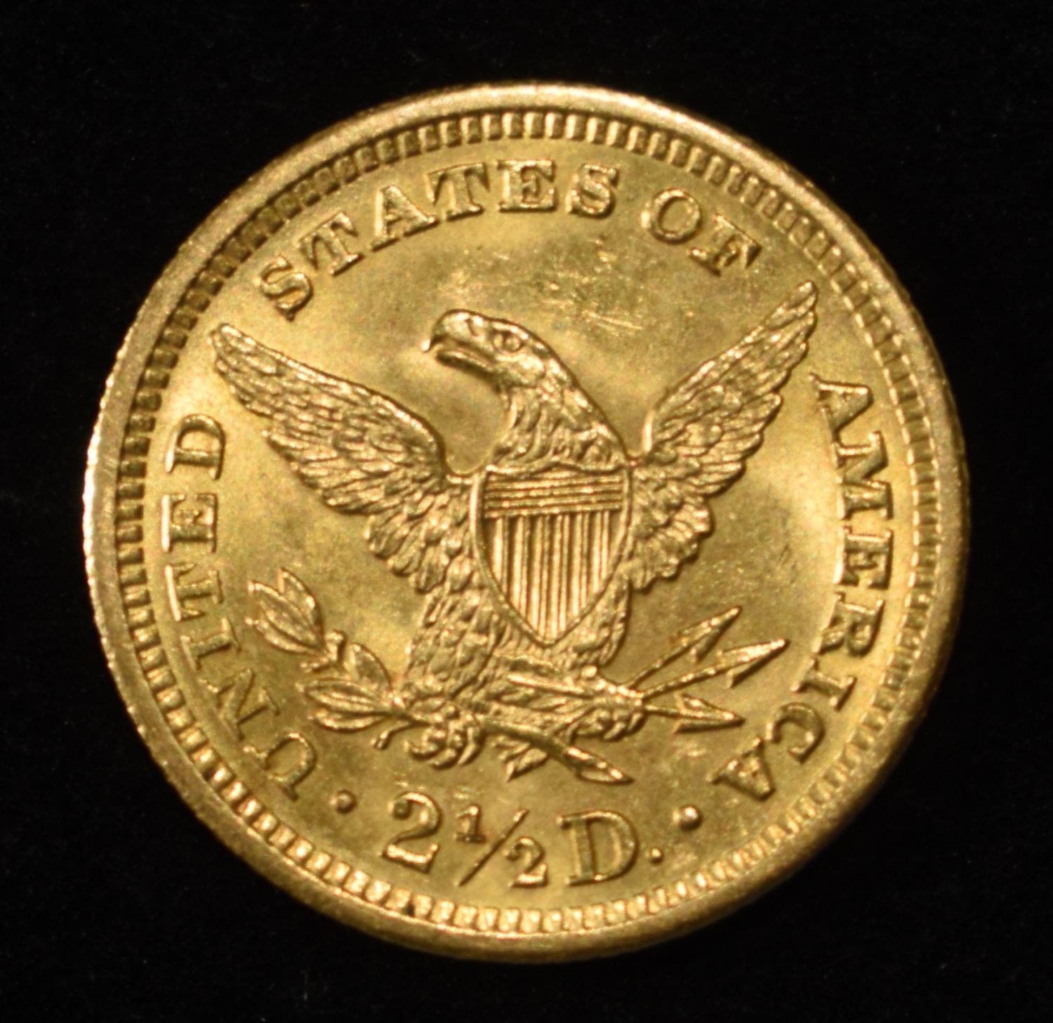 1905 $2.5 LIBERTY GOLD GEM BU