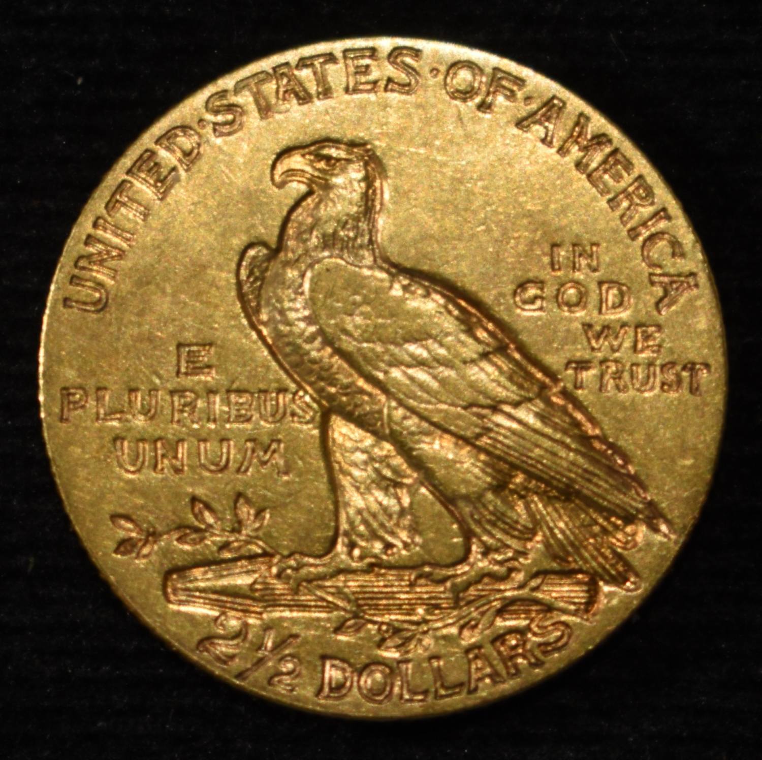 1908 $2.5 GOLD INDIAN AU