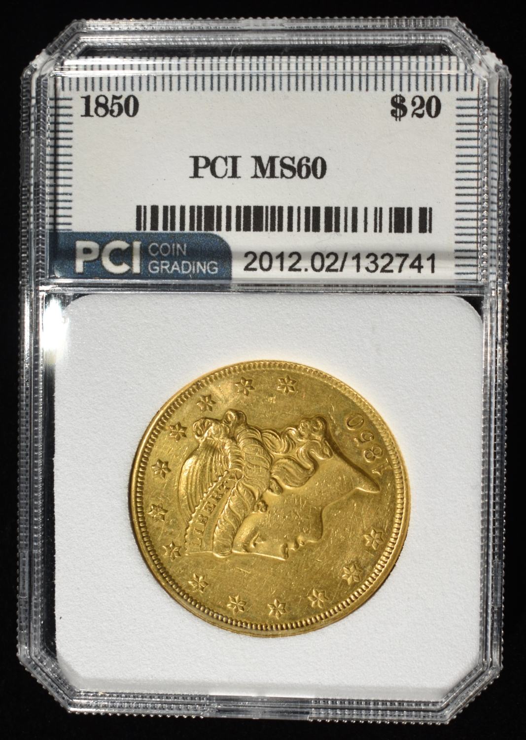 1850 $20 LIBERTY GOLD PCI BU