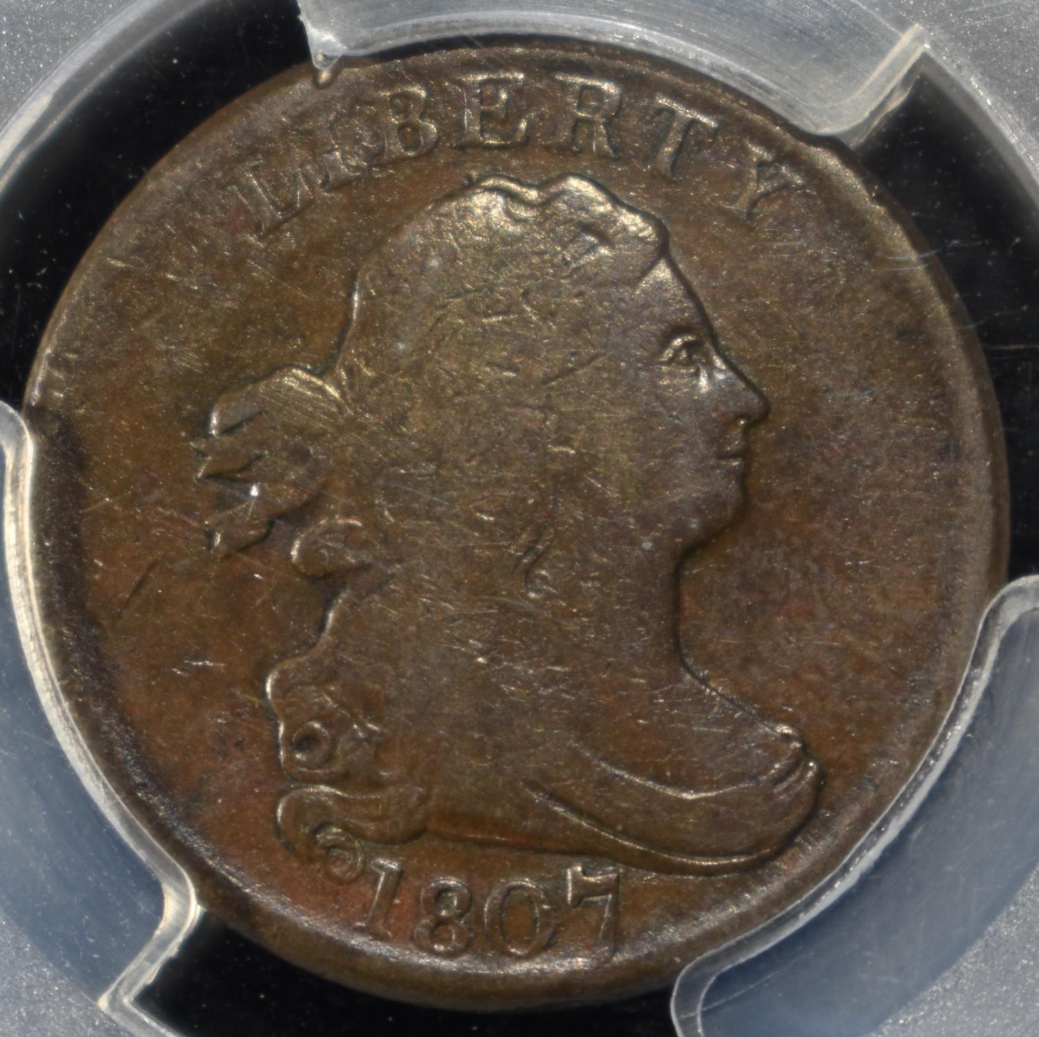 1807 1/2 CENT PCGS VG-10