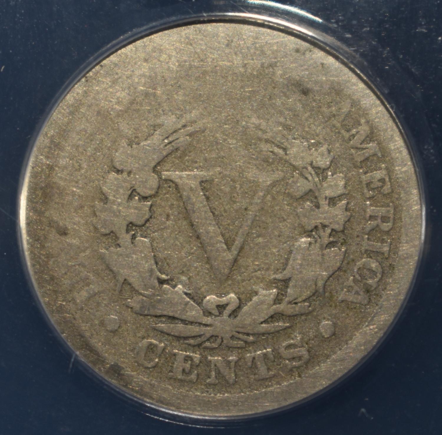 1885 "V" NICKEL AG 3 ANACS